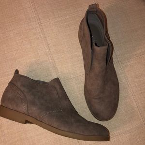 Suede booties